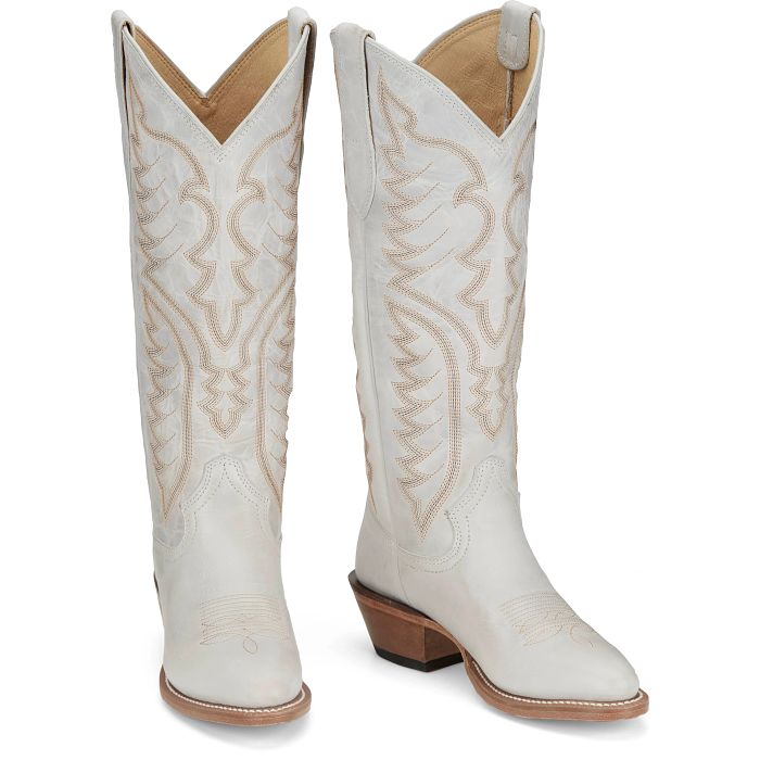 Evelyn 15" Western in Vintage Ivory (white)